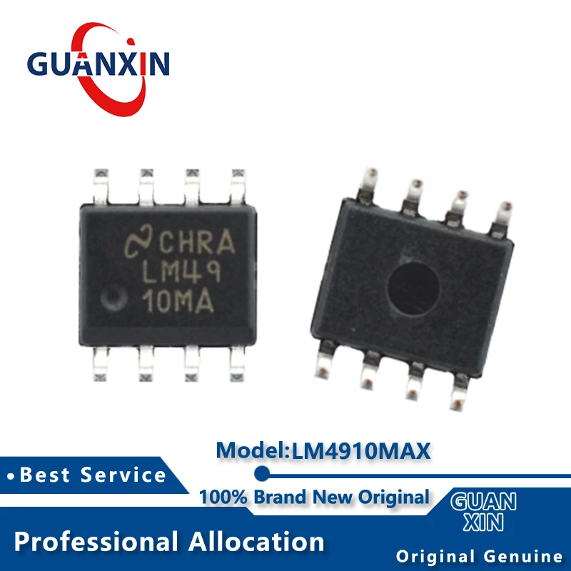 

100% New electronics LM4910MAX Marking LM4910MA SOIC-8 LM4910