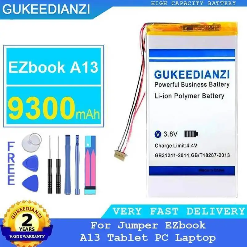 

Долговечный аккумулятор для ноутбука емкостью 9300 мАч для Jumper Ezbook A13