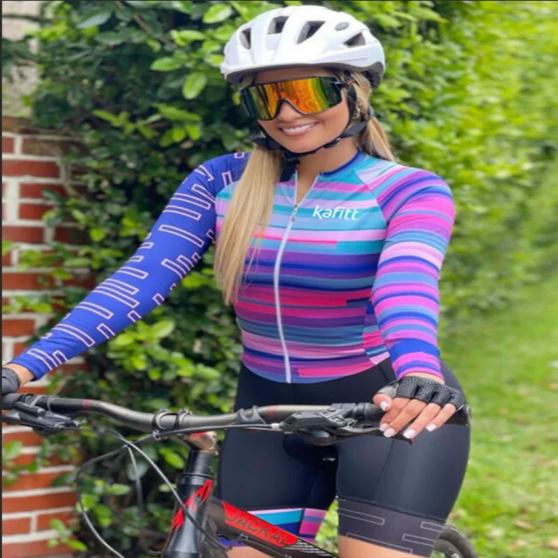 Setelan bersepeda satu potong  - Cycling Gear Girls ulasan dan harga