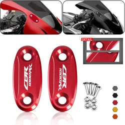 NEW Motorcycle CBR1000RR CBR600RR Windscreen Driven Mirror Hole Cover Rear View Mirror Hole Block For cbr600rr cbr1000rr