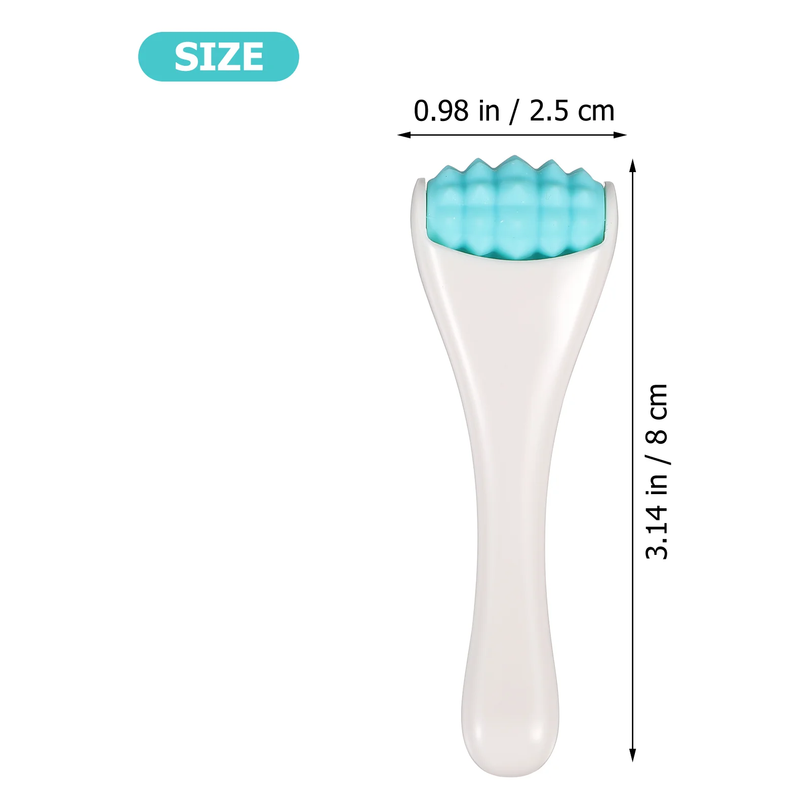 페이셜 롤러 아이 스킨 휴대용 페이스 마사지 도구 아이 케어 장치 실리카 젤 에센스 가져오기