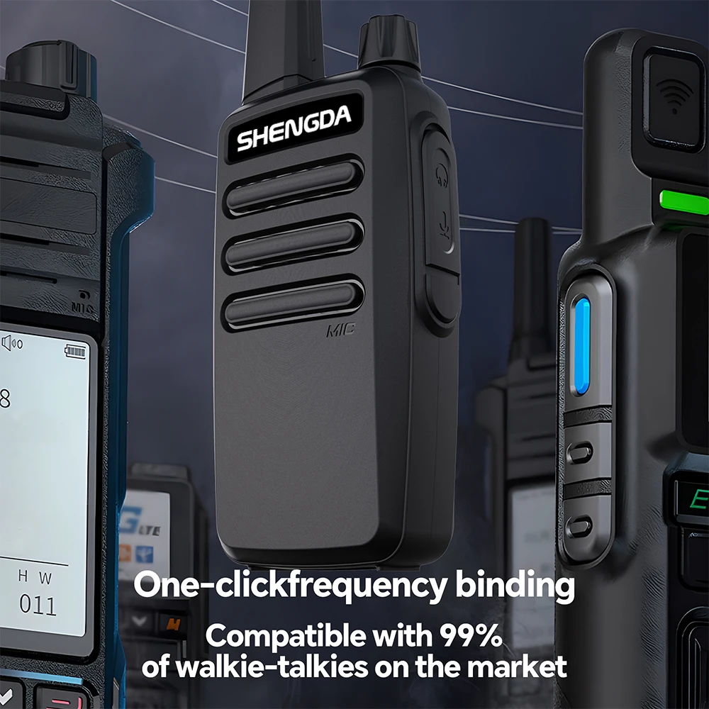SD-T62 Mini Walkie-Talkie 5W power output One-key frequency pairing 400-520MHz Large-capacity battery Easy to carry