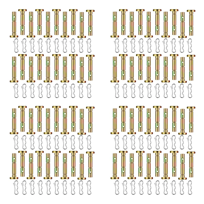 BAAJ-160 Pieces Shear Pins And Cotter Pins 738-04124 And 714-04040 Replacement Shear Pin And Bow Tie Lock Cotter