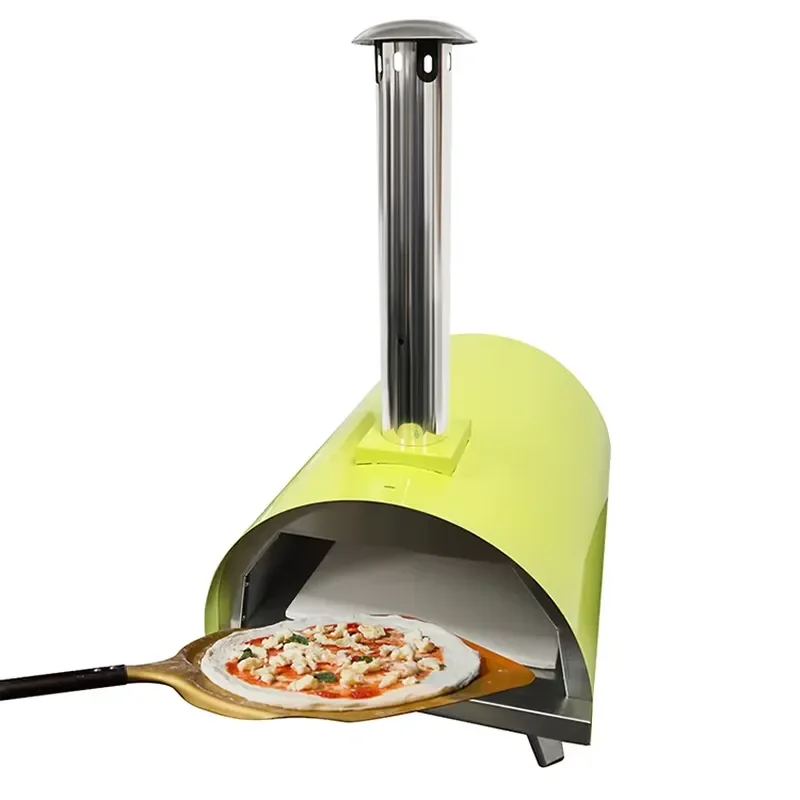 Multifunction Korean Style Steel Powder Coated BBQ Wood Fired Smokeless Pizza Oven Pellet Charcoal Burning Outdoor Grill