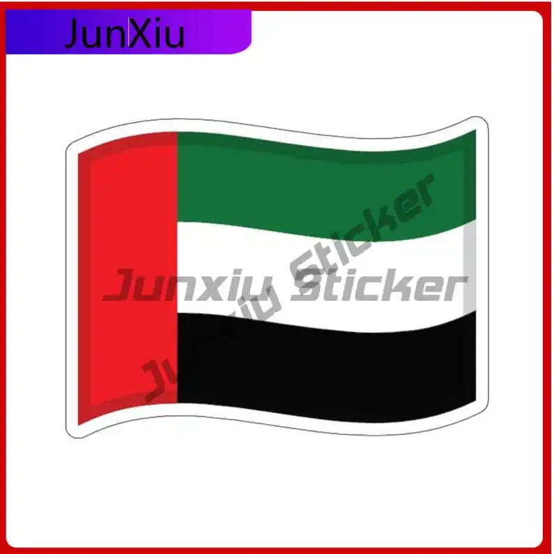 

United Arab Emirates Flag Sticker Uae Decal Accessories Decoration For Windows Windshield Luggage Kayak Suv Motorcycle Bumper