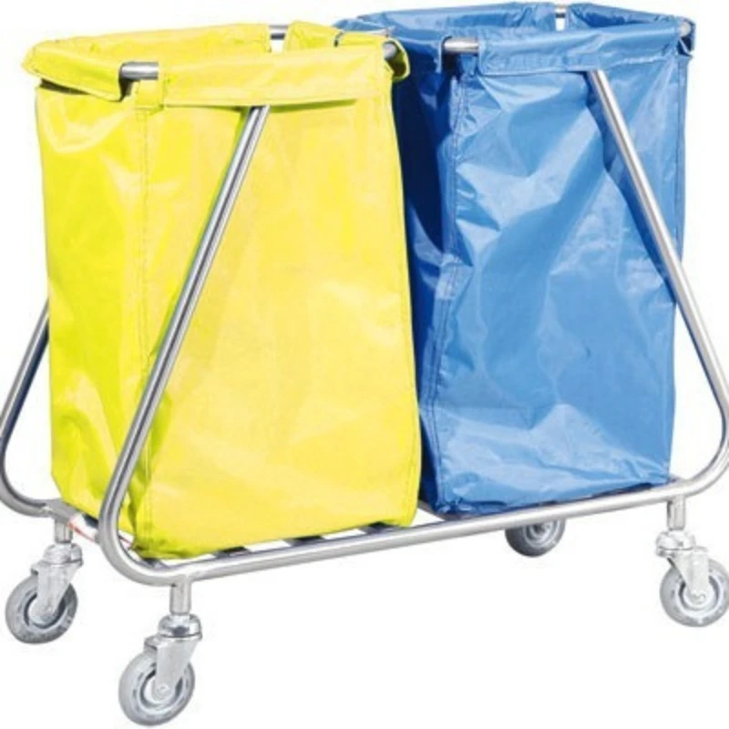 

Stainless steel dirt truck B445 V type 940 × 425 × 895mm trash can truck
