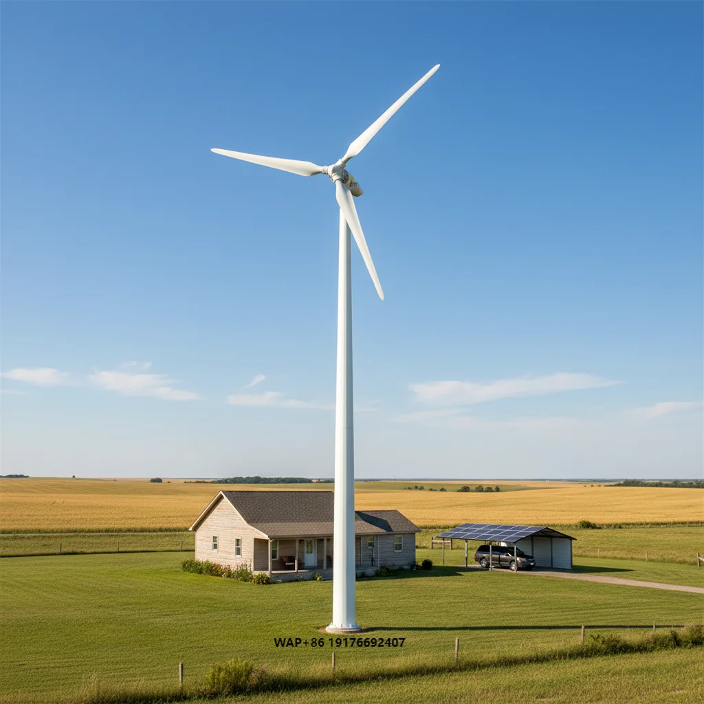 HLD 10KW Wind Turbine Generator with Variable Pitch Control 380V On-Grid for Home Use Output 220V 380v