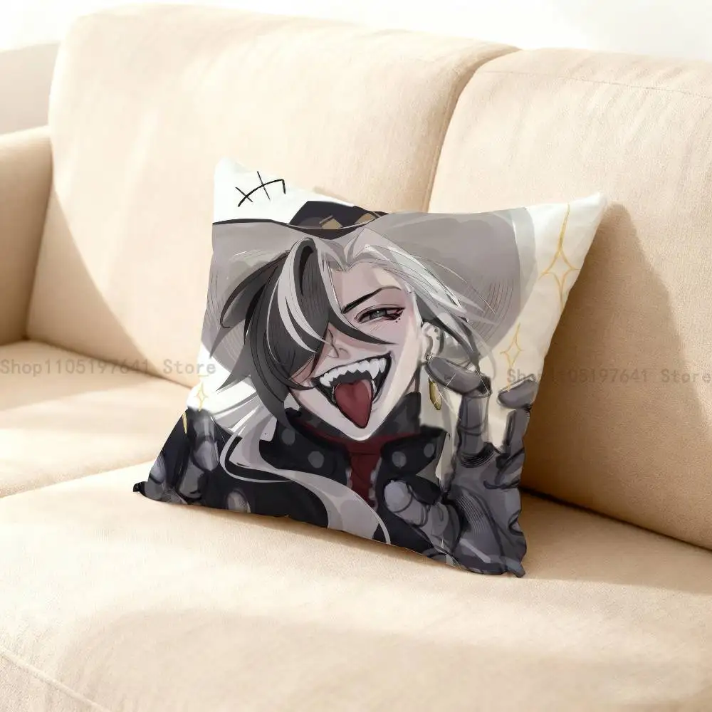 

B-Boothill H-Honkai Star Rails Pillow Case For Sofa Decor Car Office Room Printing Cushion Cover Decorations and Protector