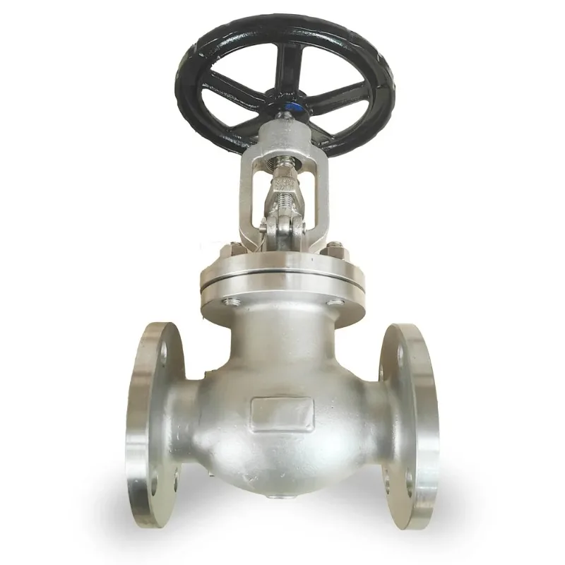 DIN DN100 PN16 Manual Flanged Stainless Steel HING Pressure Shut-off Globe Valves