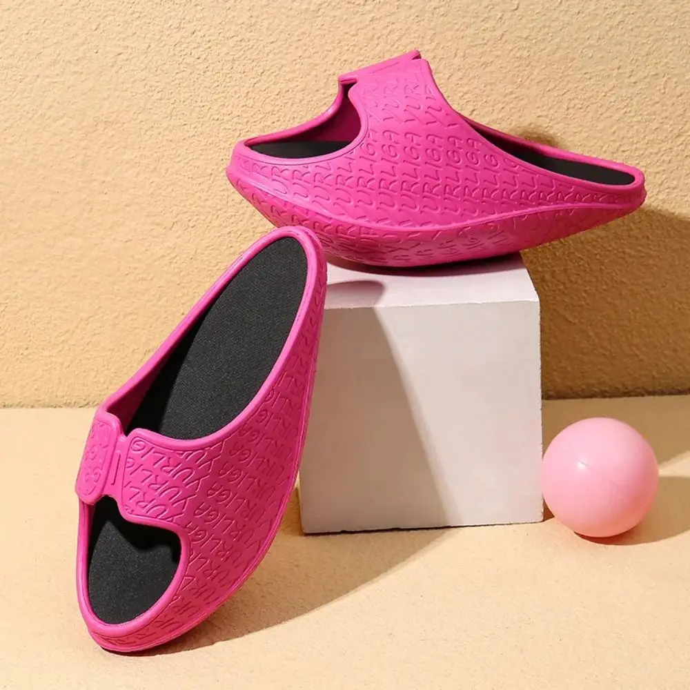 1 زوج المرأة تشكيل الجسم النعال هزاز الكاحل العجل تمتد الصنادل إيفا المواد إسفين منصة هزاز النعال #4