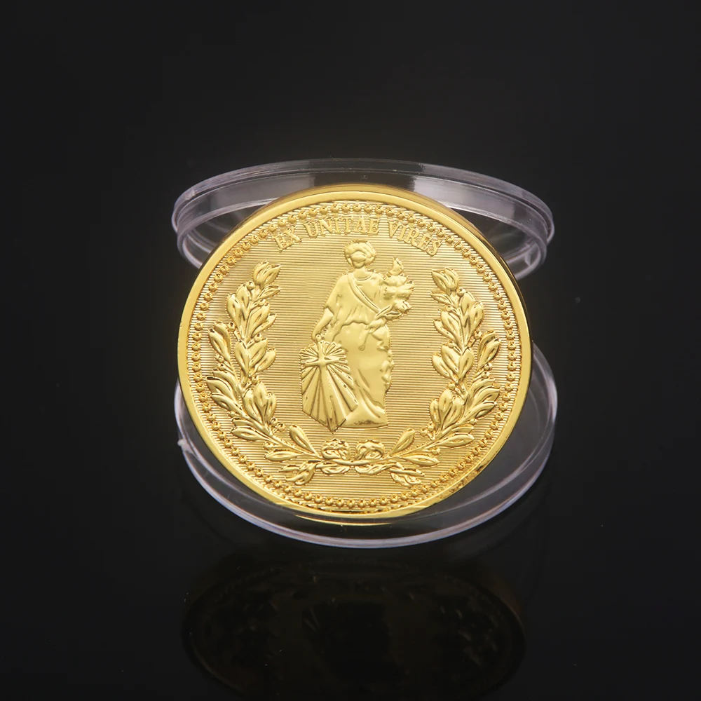 Big Size John Wick Coin Skull Keychain Blood Oath Marker Can Open Magnets Magnetically Attract Coin Props Simulation Accessories image 2