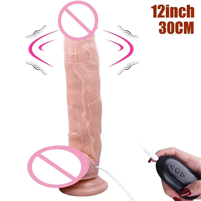 12inch 30CM Vibrators Dildo With Strong Suction Cup Realistic Big Dildo Penis Female Masturbator Sex Shop Adult Sex Toys