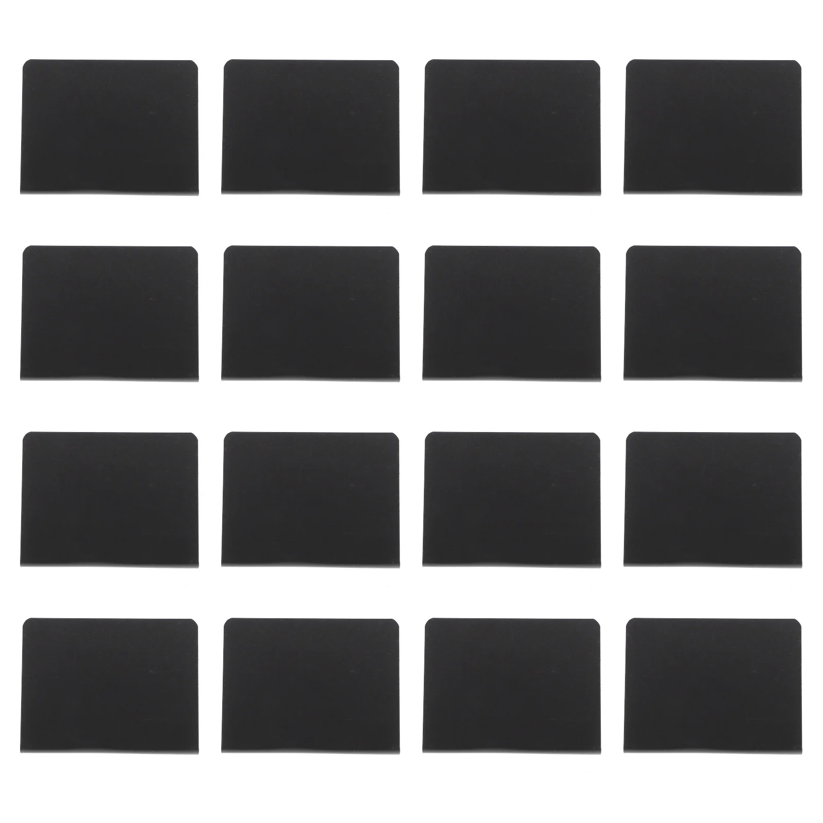 16 قطعة السبورات البلاستيكية متعددة الأغراض سهلة التنظيف تسجيل السبورات للسوبر ماركت سطح المكتب رسالة مجلس السبورات البلاستيكية