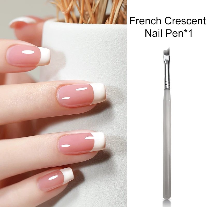 RSNAIL Nail Art Liner Pinsel Französisch Streifen Nagel Linie Malerei Stift 18mm Schlanke Lange Linie Zeichnung Pinsel UV Gel DIY maniküre Werkzeug