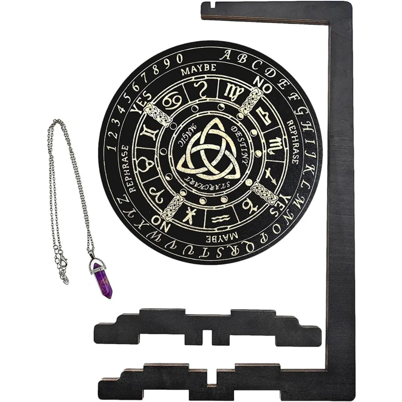 ABMH-Ornament Stones Rocks Pendulum Display Stand, For Reading Setup, Jewelry Crystal Holder A