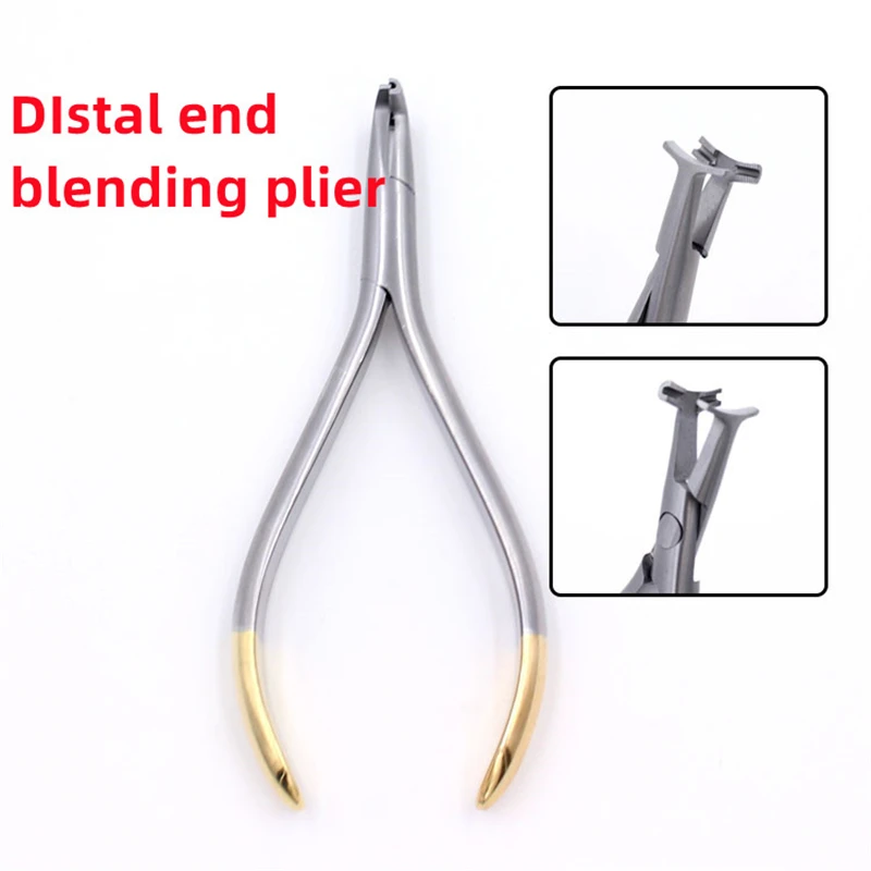 1 piece Dental Orthodontic Instruments Lingual Wire NiTi Cinch Back Plier Orthodontic Forcep Tool Max for 0.7mm