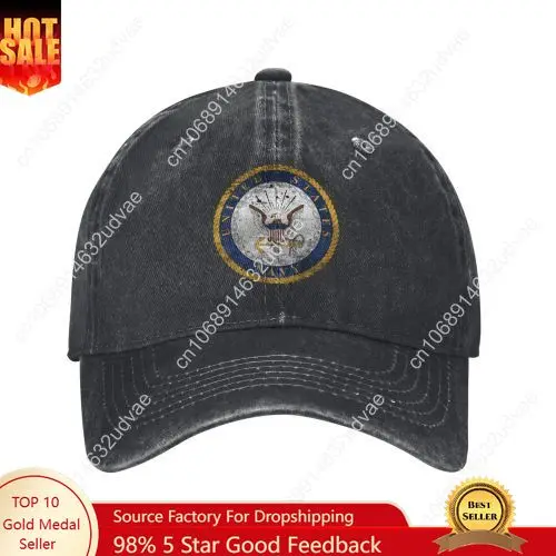 

United States Navy Embroidery Hats Mens Womens Sports Baseball Hat Hip Hop Tailor-made Caps Personalized Text Cowboy Trucker Cap