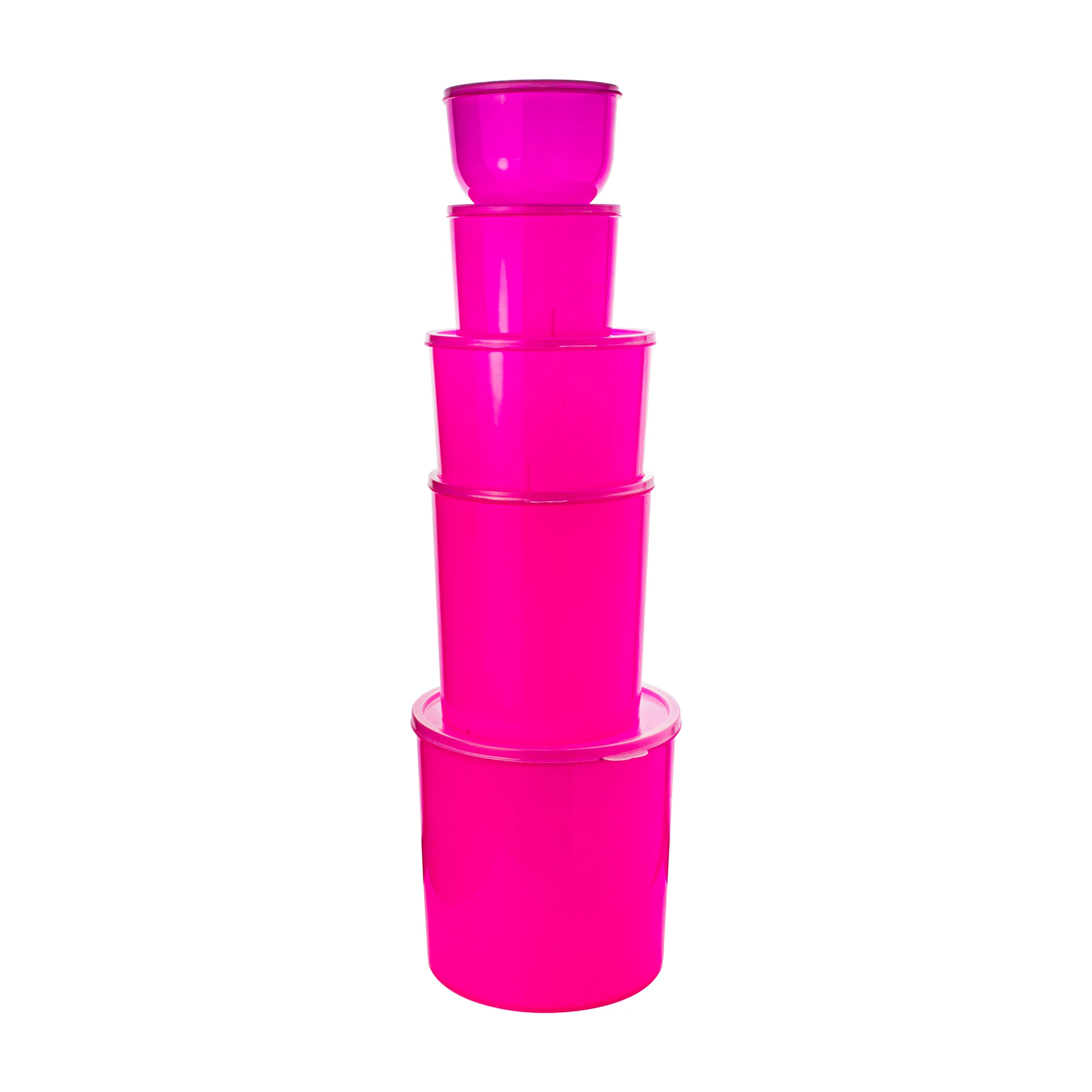 MULTIUSE POT SET KEEPING PREMIUM NEON PINK 5PC BPA FREE QUESTION