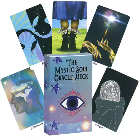 10.3*6cm Mystic Soul Oracle 60 Cards In This Deck for Self-reflection and Guidance