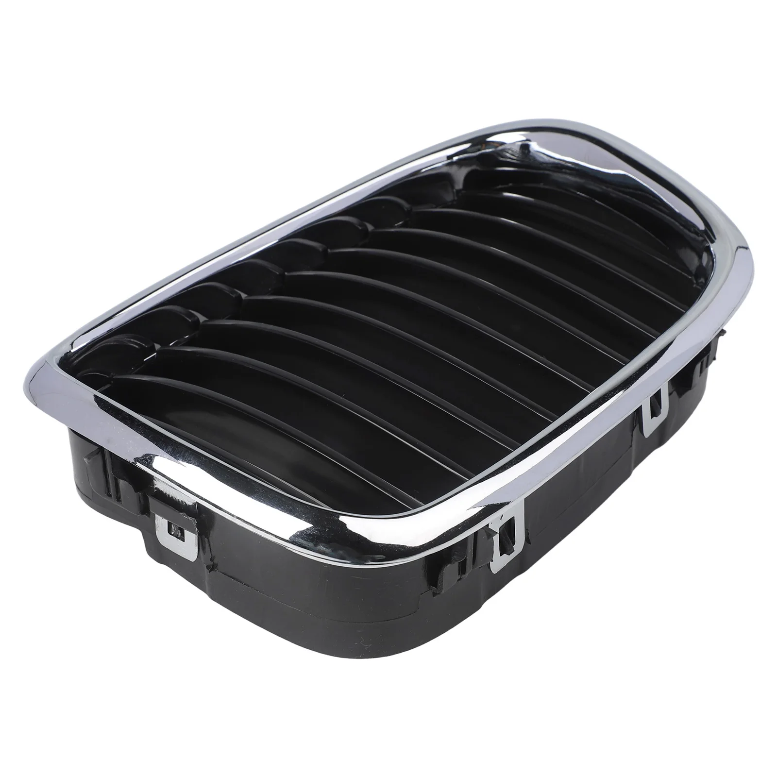 

Front Kidney Grille As Shown In The Figure Chrome Black Grille Stylish Appearance ABS Material Long-lasting Performance