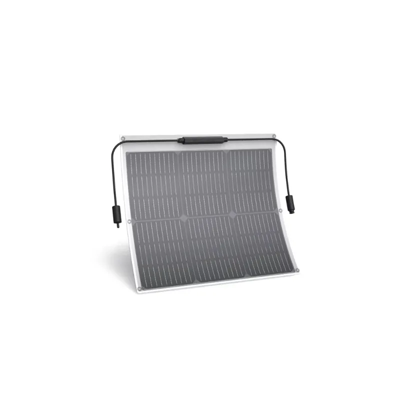50W Ultra-Flexible Bifacial Solar Panel For Balcony Travel RVs Space-Saving CPC ETFE Surface N-Type N-Type