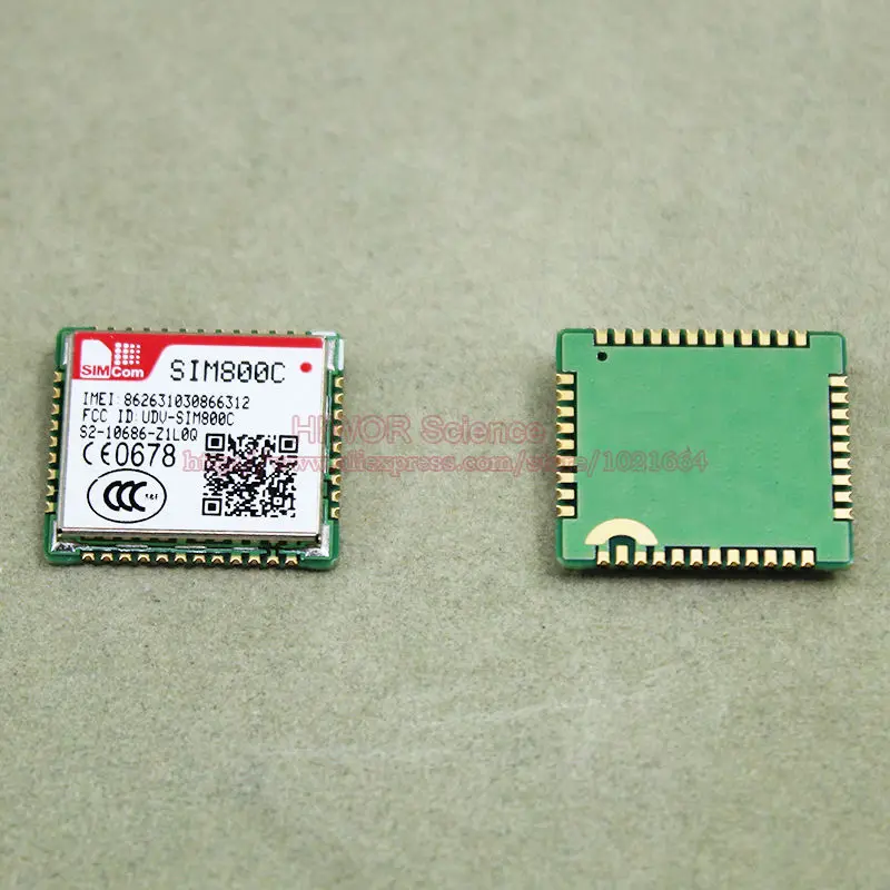 1pcs/lot SIM800C SIM800 GSM GPRS Module Quad-band Transmit SMS Voice Low Power Consumption Wireless Transceiver IC