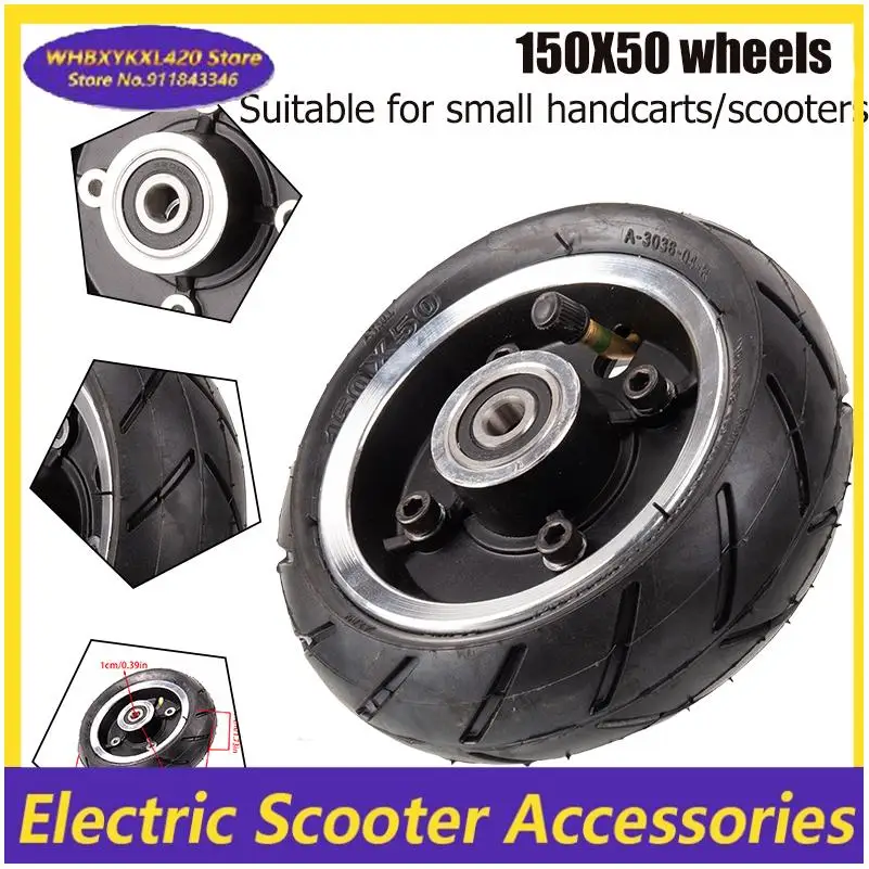

High performance 150X50 wheels suitable for small handcarts/scooters, durable and long-lasting