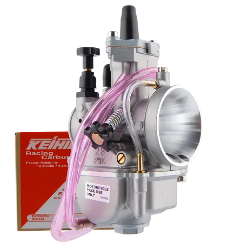 Imagen 2 del producto Carburador de cortina plana para motocicleta Keihin PWK 24 26 28 30 32 34mm Scooter 2T 4T ATV Dirt Bike Enduro accesorios de Motocross