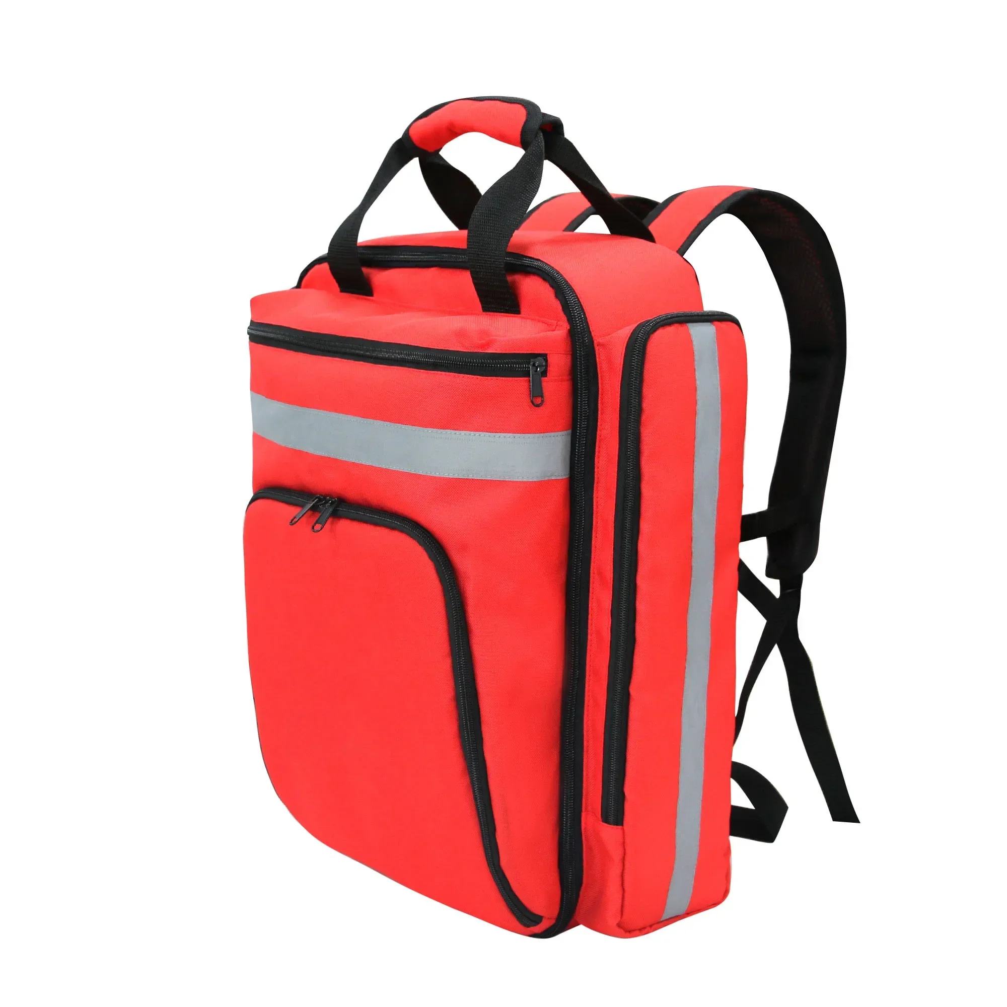พับ Disaster Relief Bag ชุดปฐมพยาบาลกู้ภัยฉุกเฉินกระเป๋าเป้สะพายหลังขนาดใหญ่ความจุจําแนก Storage Survival Kits Medical Bag