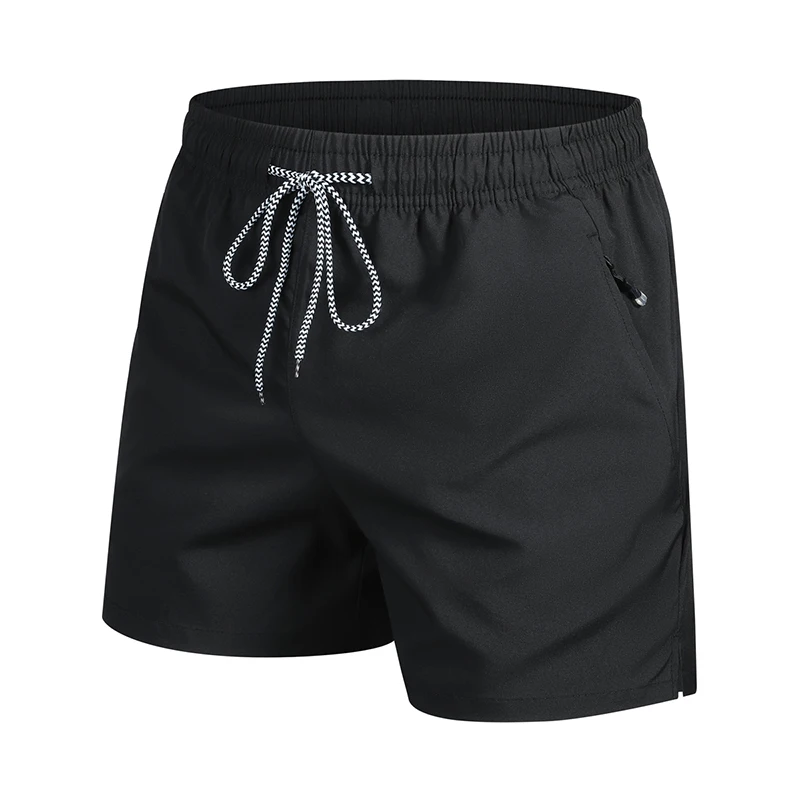 Men's Quick-drying Sports Casual Loose Elastic Shorts With Drawstring Lightweight Belt for Running and Sport