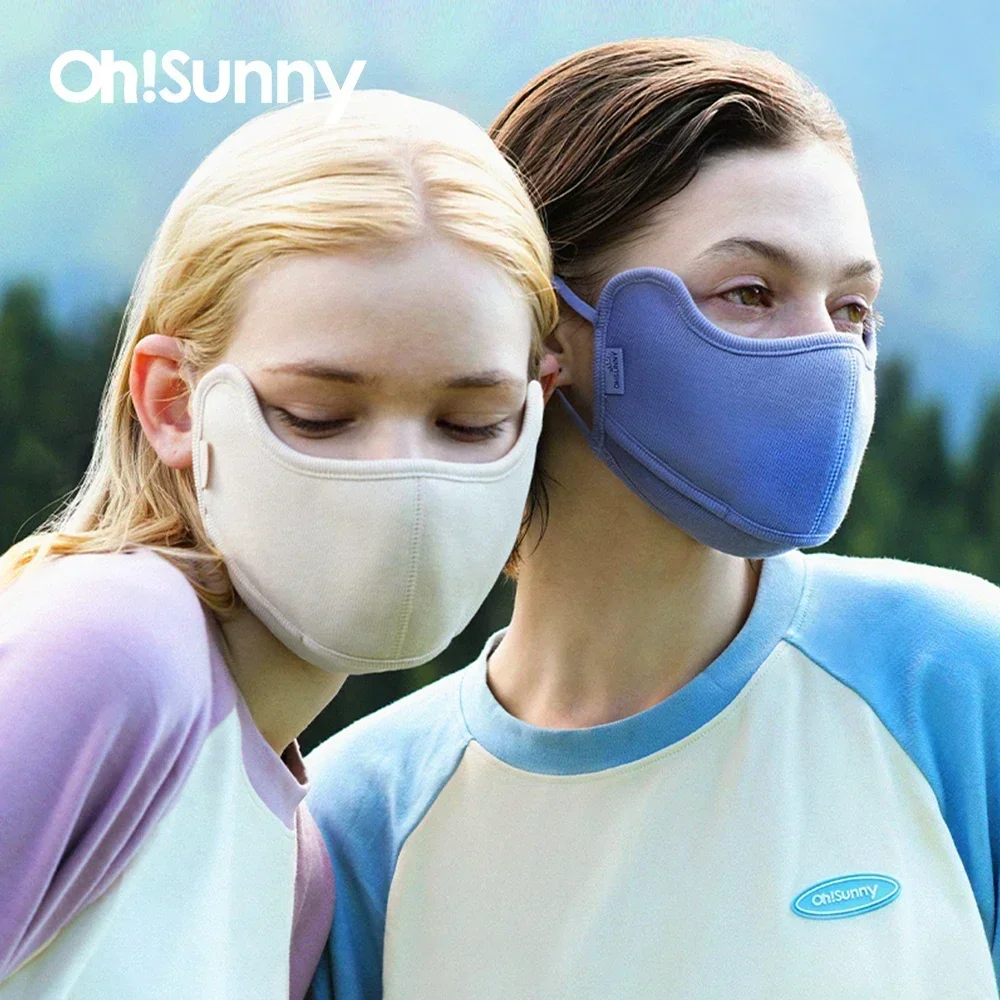 Ohsunny หน้ากากกันลมและระบายอากาศได้ดีกันยูวีสำหรับขี่จักรยานหน้ากากกันลมและมุมตาเพื่อความอบอุ่นให้ความอบอุ่นสำหรับผู้หญิง