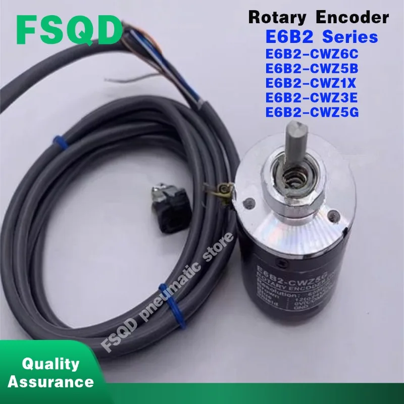 1pc E6B2-CWZ6C E6B2-CWZ5B E6B2-CWZ1X E6B2-CWZ3E E6B2-CWZ5G Photovoltaic Incremental Rotary Encoder E6B2 Series For OMRON