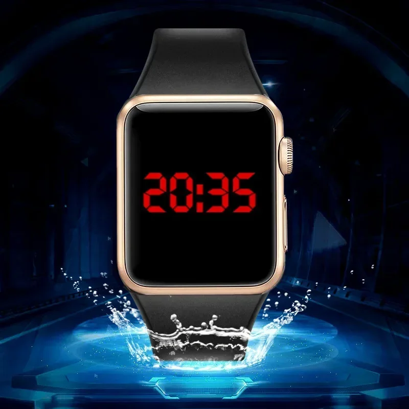 Digital Watches Men Women Electronic Square LED Sport Wristwatch Fashion Casual Simple Silicone Female Clock Reloj Para Mujer