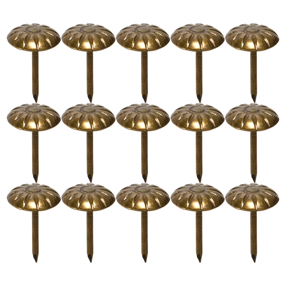 

200 Pcs Carpet Chrysanthemum Bubble Nail Decorative Heads Furniture Pin Upholstery Tacks Seamless for Coffee