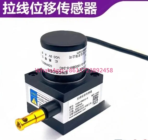 Pull-Wire Displacement Sensor – Linear Encoder for Stroke & Position Feedback in Automation Systems
