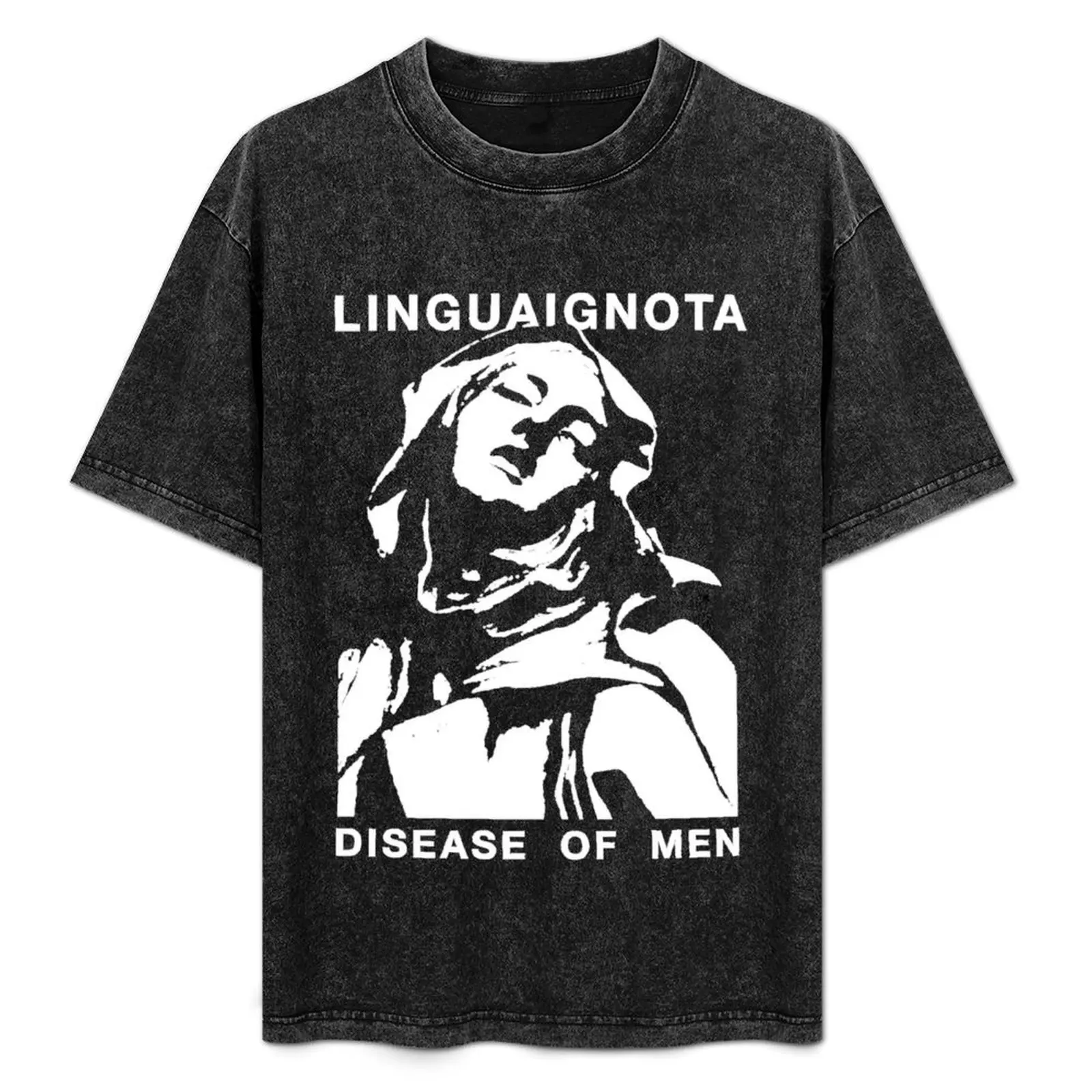 Lingua Ignota Disease Of Men T-Shirt Relaxed Casual Short Sleeve Tee