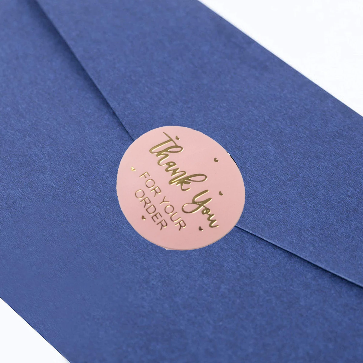 500 قطعة تسميات مستديرة ورق الكرافت شكرا لك ملصقات Dragees كيس الحلوى زهرة هدية صندوق كعكة صناديق التعبئة والتغليف ملصق الزفاف #3