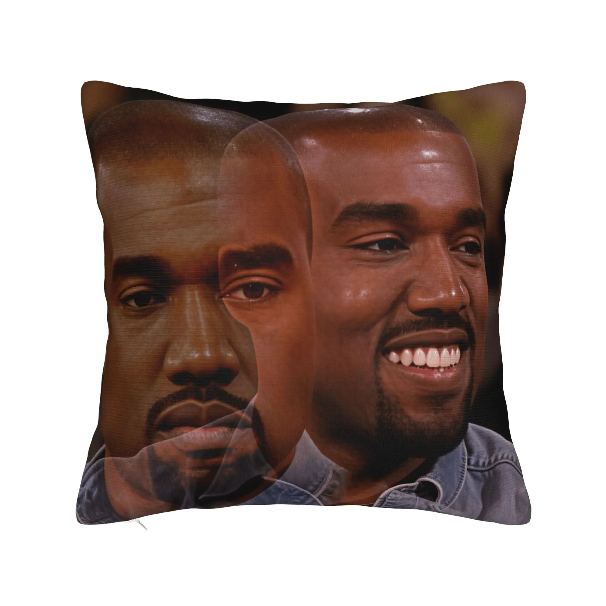 Kanye West Meme Pillow Cover  Soft Cushion Cover Fashion Pillow Case For Living Room Chair