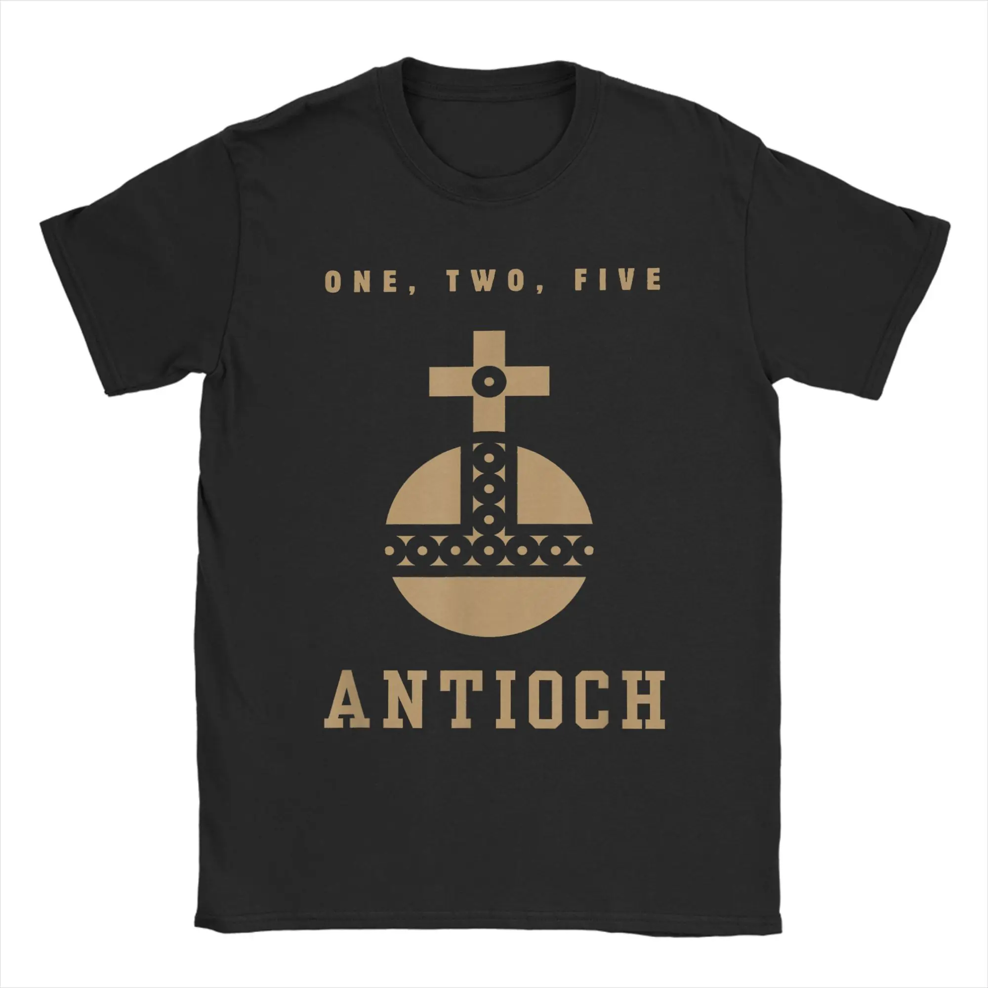 Men's The Holy Hand-Grenade Grail T Shirt One Two Five Antioch Pure Cotton Clothing Vintage Crewneck Tee Shirt Plus Size T-Shirt