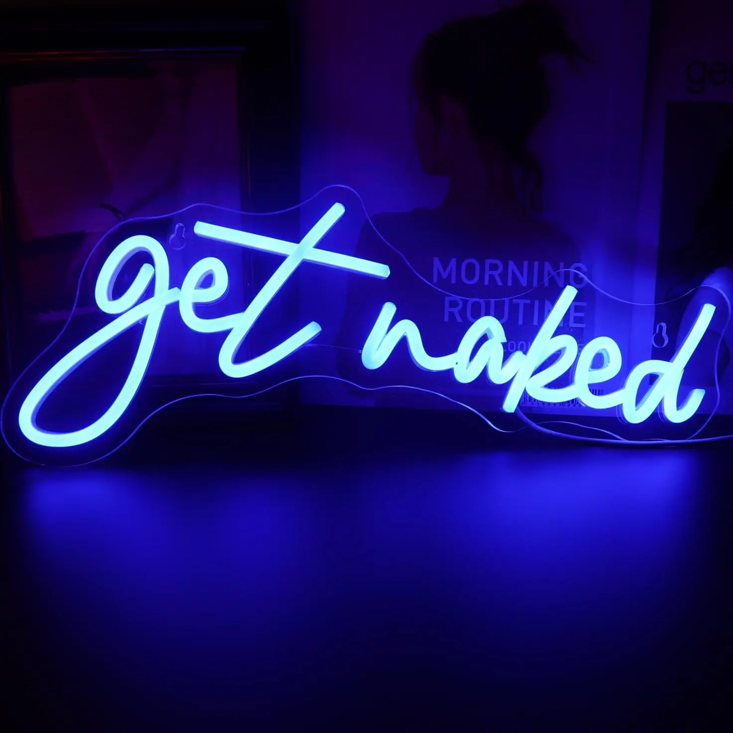 Get Naked Neon Sign USB Powered Neon Lights for Room Home Bar Art Wall Decor Party Window Living Room Decor Christmas Gift