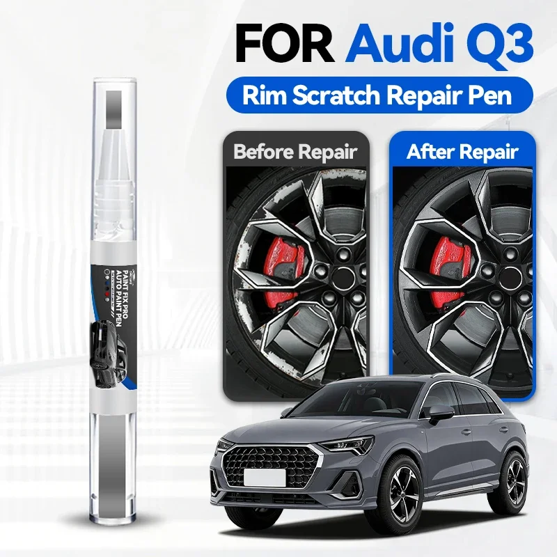 

Ремонтный карандаш для автоэмали Audi Q3 2011-2025 8U F3, средство для удаления царапин, аксессуары для самостоятельного ремонта, черный, белый, оранжевый, серый