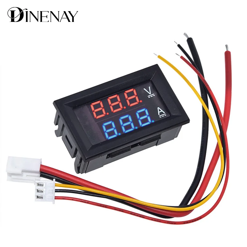 DC 10A Voltmeter Ammeter LED Meter Gauge Car Motocycle Voltage Current Meter