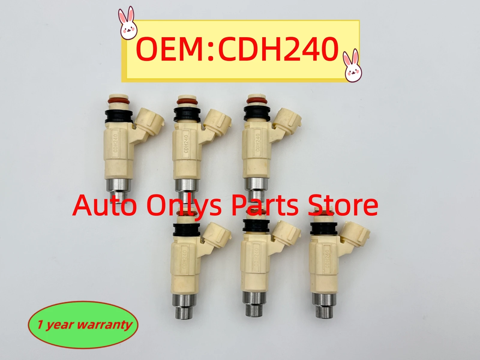 

6pcs/Lot Fuel Injectors CDH240 New MR507252 F410261 for Chrysler For Dodge For Mitsubishi Eclipse 2.0L 2.4L car accessories