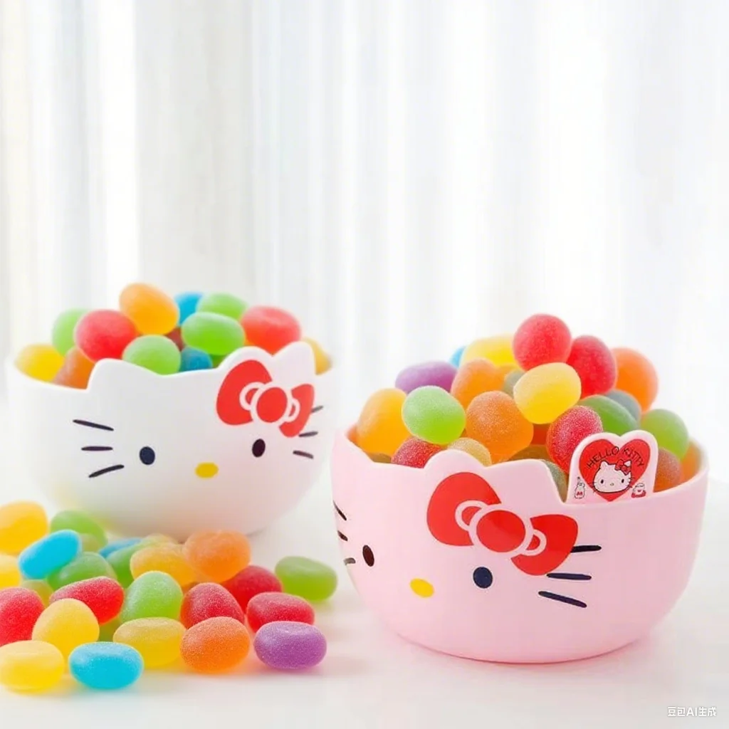 

Hello Kitty Kawaii Anime Multi functional Double layer Dish and Drain Basket Folding Creative Plastic Vegetable Pot in Kitchen
