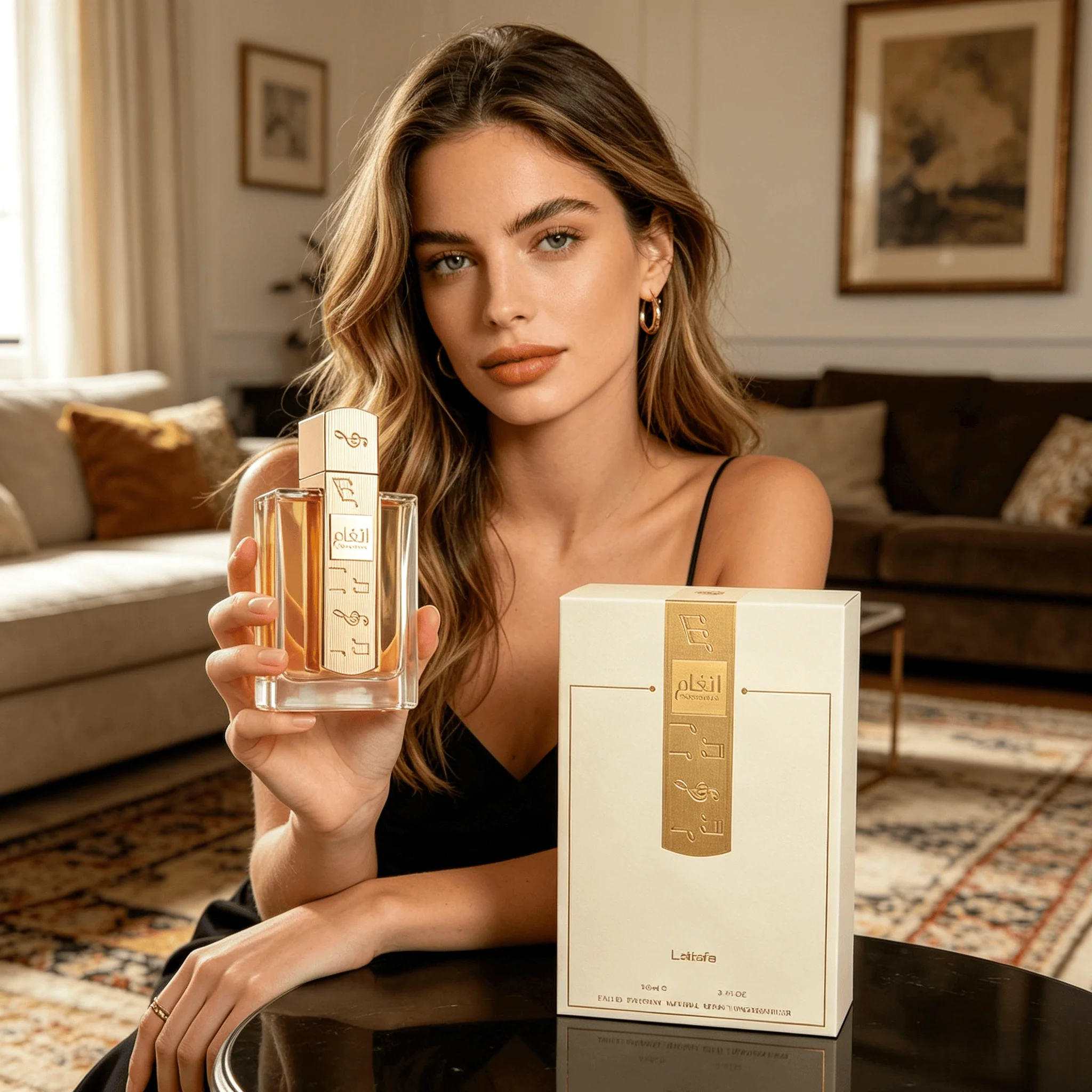 LATTAFA YARA 100ML Perfume Amaderado para Hombre, Fragancia de Sándalo en Spray, Feromonas para Coquetear, Larga Duración, Atrae Mujeres, Regalo de San Valentín