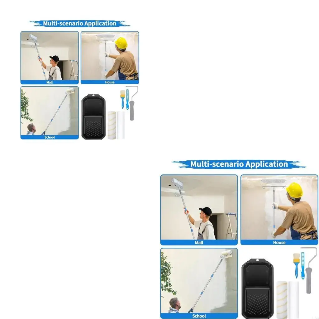 

Многофункциональный небольшой набор малярных валиков с уникальными краями из пенопласта, удобный для ремонта и подкраски дома.