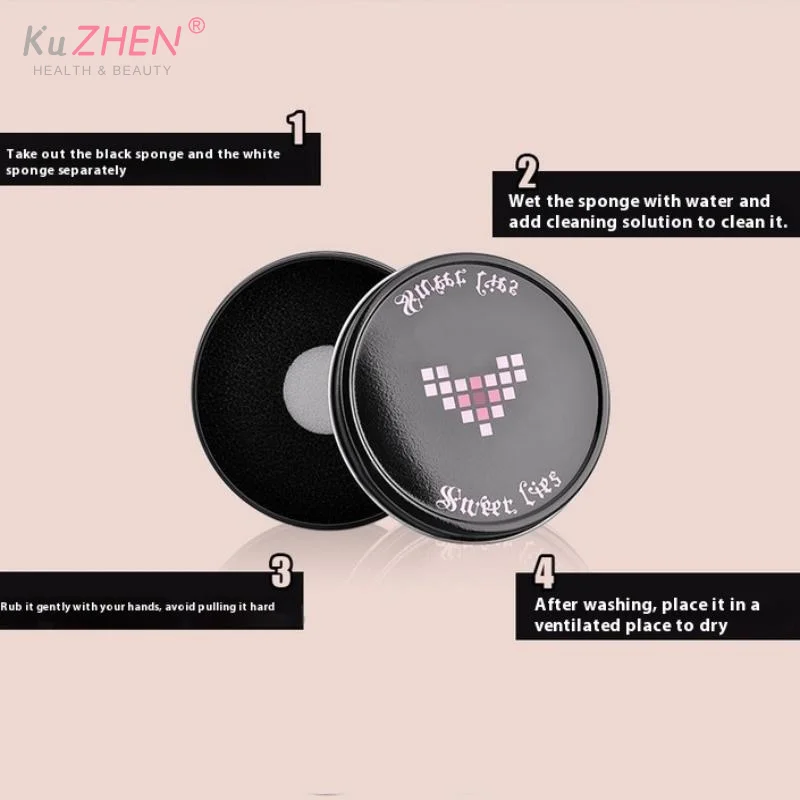 1 قطعة فرشاة ماكياج جودة جديدة نظافة الإسفنج فرشاة التجميل تجفيف غسل عينيه إزالة اللون المحمولة تنظيف القضية