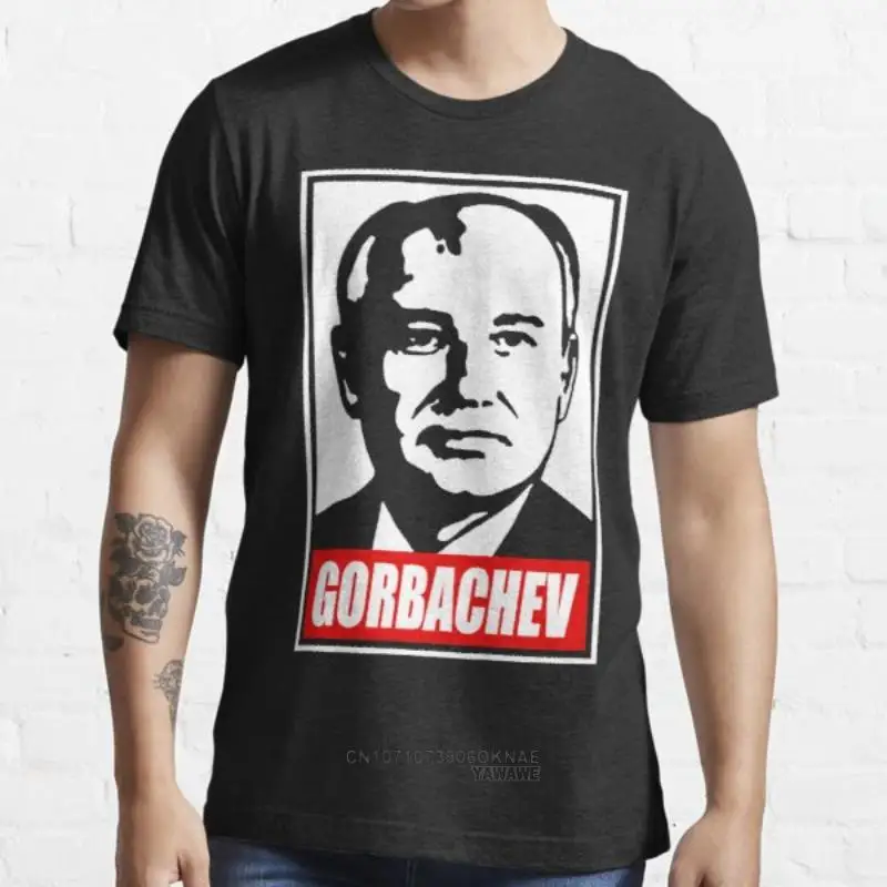 Soviet Union Forever Mikhail Gorbachev T Shirt Remembering Russia Gorbachev Graphic Tshirts Adult Unisex O-neck Streetwear Shirt