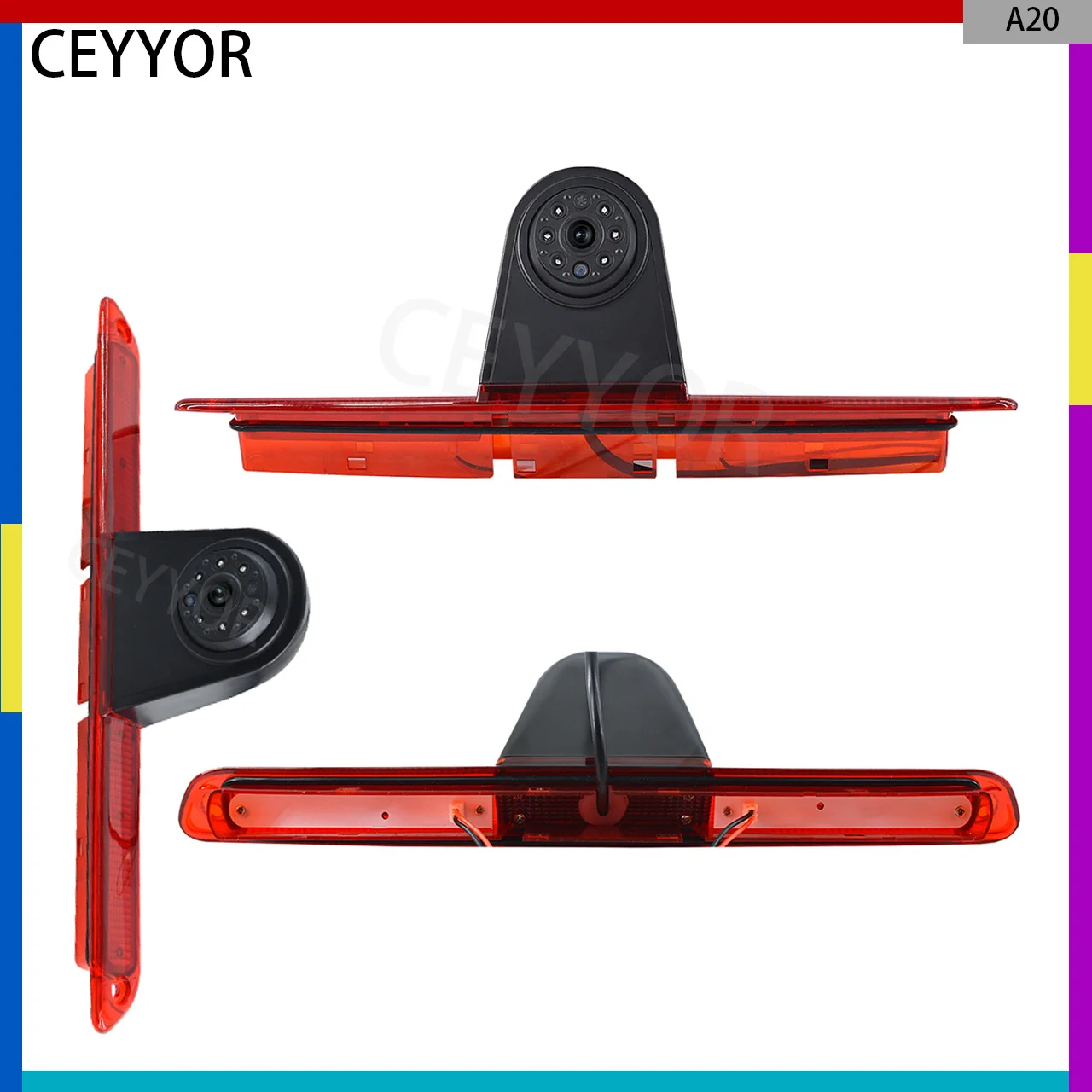 

AnAHD1080pHigh-mounted parking brake light reverse camera monitoring forMercedes-Benz Sprinter(2006-2018)& VW Crafter(2007-2016)