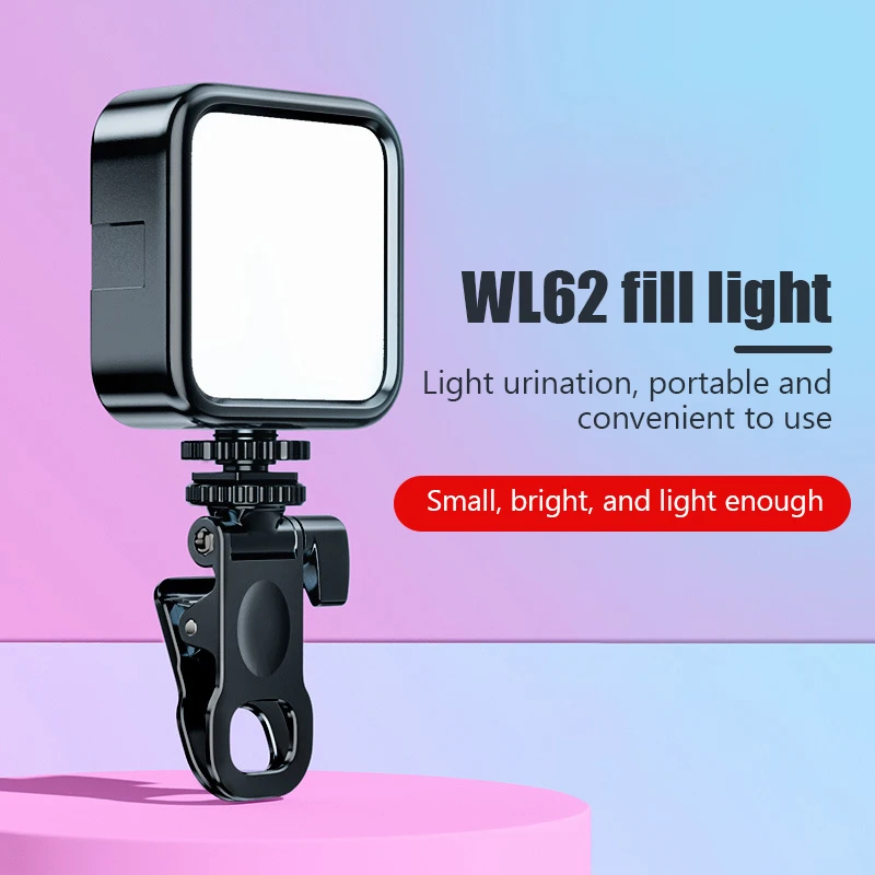 Video Conference Light for Mobile Phone Selfie Light Laptop for Cellphone Webcam Lamp for Live Streaming Video fill light